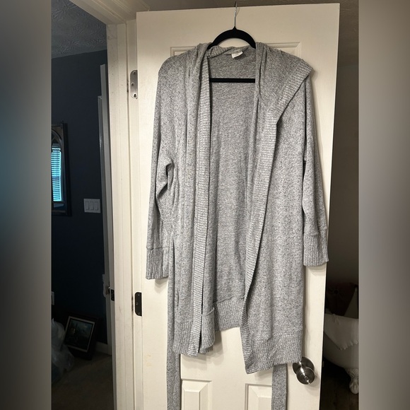 Soma Brushed Cozy Wrap Robe pockets L/XL - Picture 5 of 8